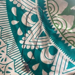 amethyst point necklace